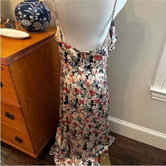 CINQ À SEPT Luka Silk Mini Dress-C2 - Picture 8 of 9